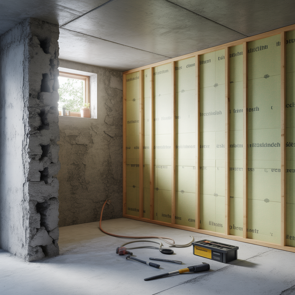 5.Basta materialen for att renovera en kallarvagg