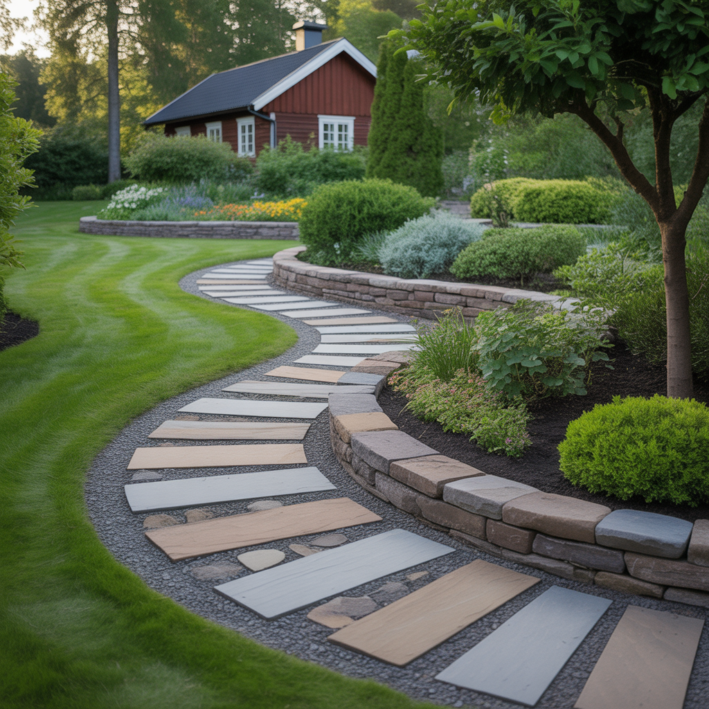 7.Stensattning av tradgardsgangar ider och inspiration