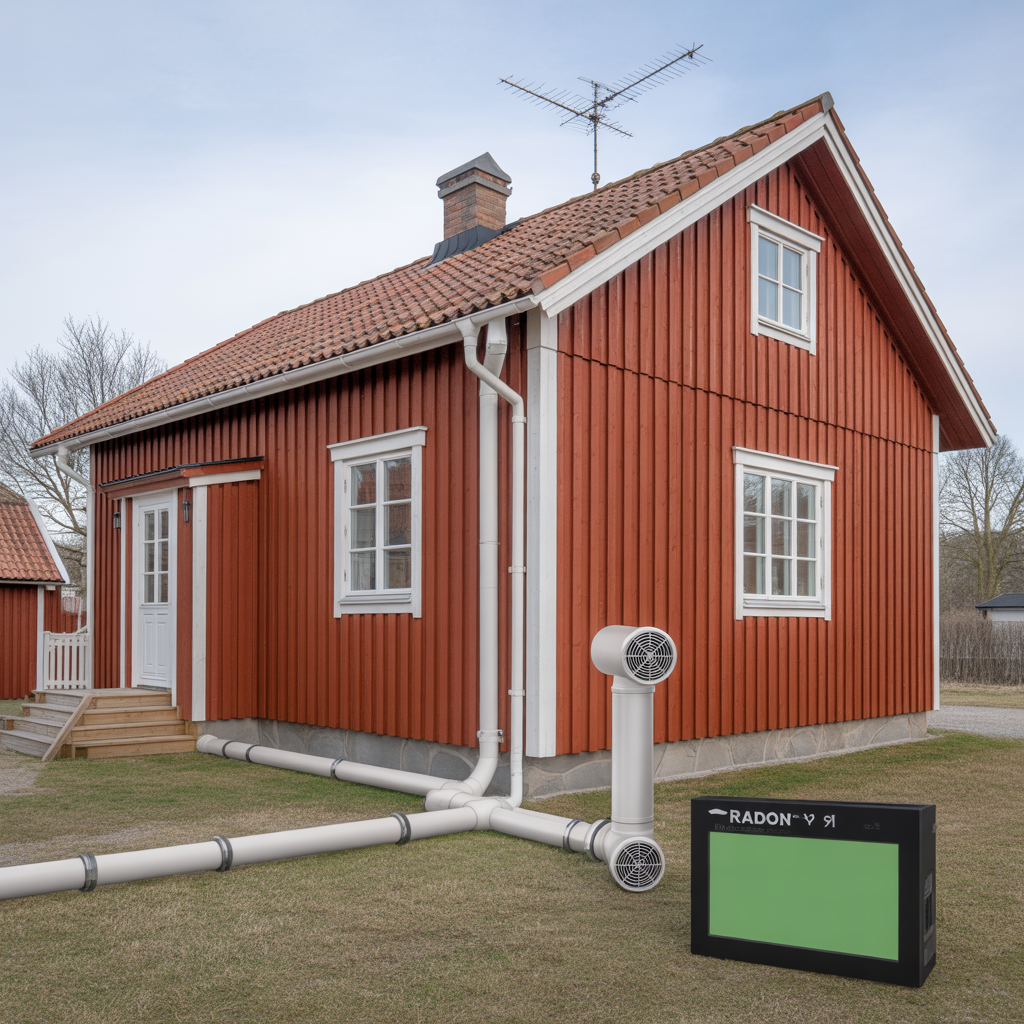 radonsanering i smahus metoder matning och kostnad