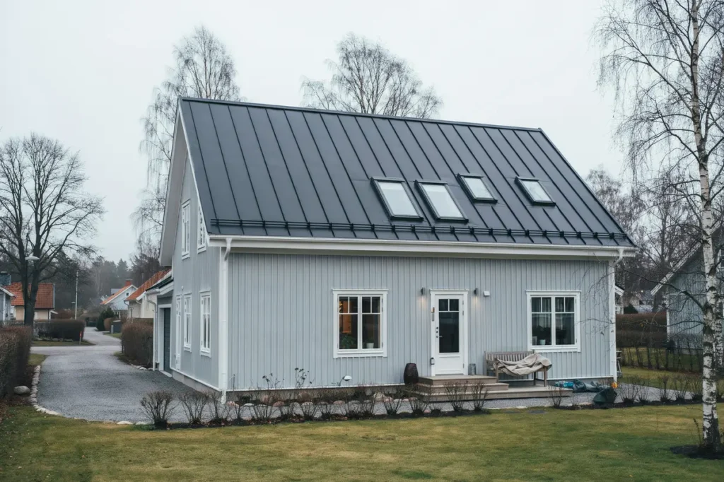 takbyte och montering av nya takf nster p villa